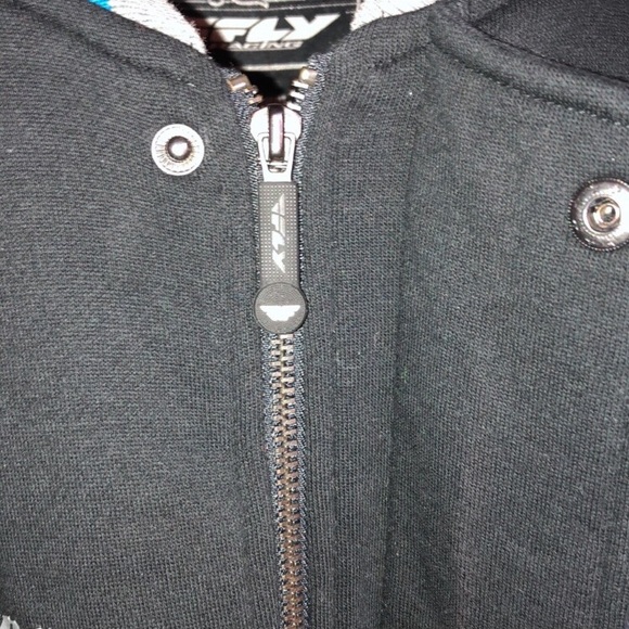 Fly racing mens jacket sweatshirt size medium motor cross/ snowmobiling outdoors - Picture 4 of 8